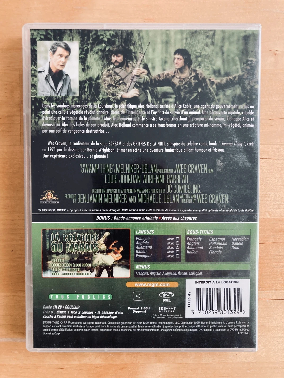 DVD A Criatura do Pântano. – photo 3